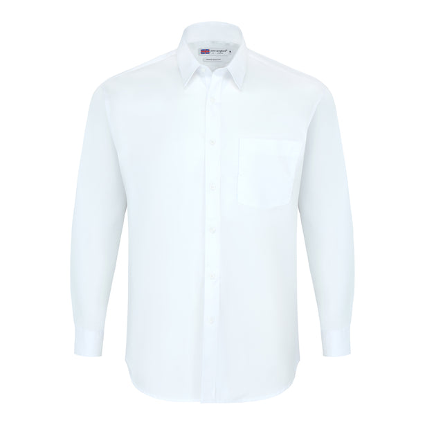 John Langford Pin-Point Oxford Long Sleeve Shirt