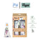 Vigar Florganic Hook With Suction  & Microfibre Cloth 2pc