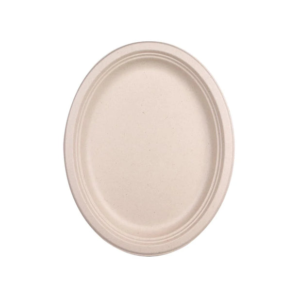 Biodegradable Sugarcane Plate 32cm ‚Äì 10pcs