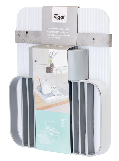 Vigar RengØ Dish & Cutlery Drainer Set