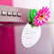 Vigar Flower Power Pink Magnet Clip 3pc
