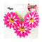 Vigar Flower Power Pink Magnet Clip 3pc