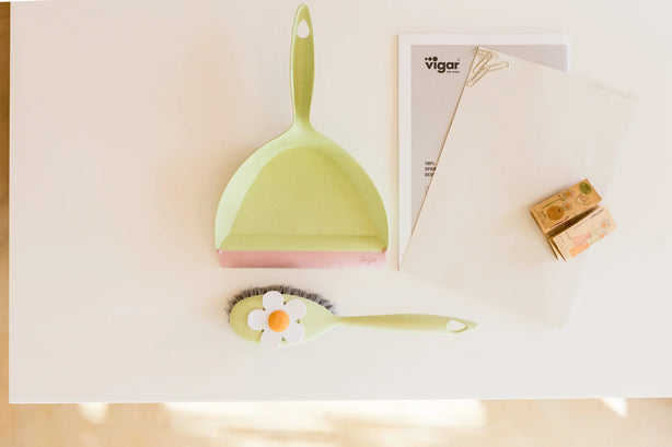 Vigar Florganic Dustpan & Brush