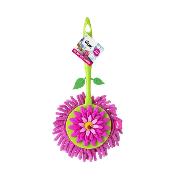Vigar Flower Power Round Microfibre Duster