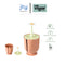 Vigar Florganic Single Toilet Roll Holder