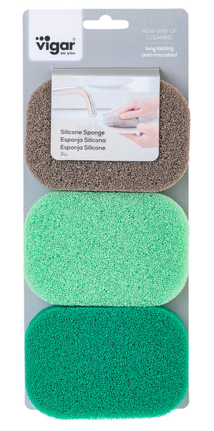 Vigar Silicone Sponge 3pc