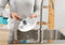 Vigar RengØ Soap Dispensing Grey Dish Brush