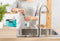 Vigar RengØ Soap Dispensing Grey Dish Brush