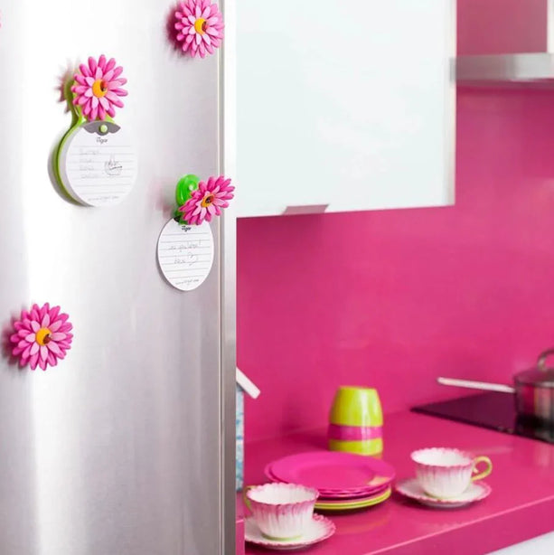 Vigar Flower Power Pink Magnet 3pc