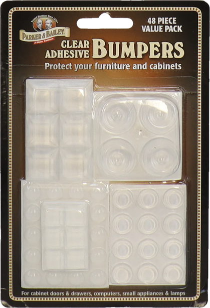 Parker & Bailey Adhesive Bumpers Asst Pk (48 Pc)