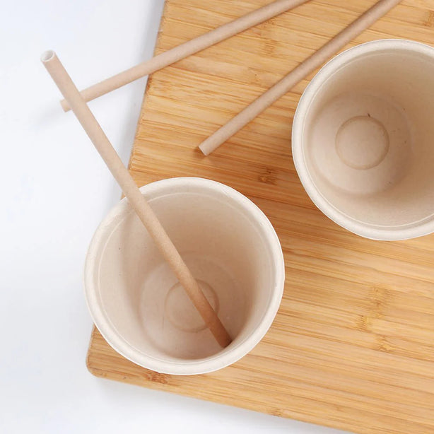 Eco Basics Biodegradable Paper Straw 50pc