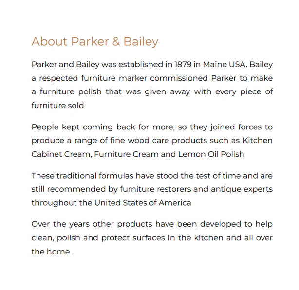 Parker & Bailey Furniture Repair Kit