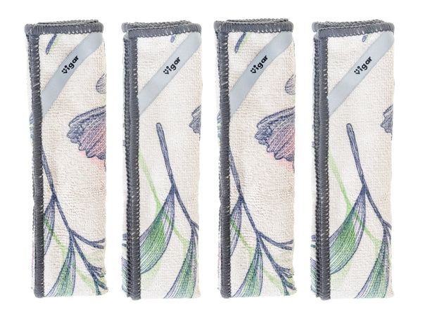 Vigar Florganic Microfibre Cloth 4pc