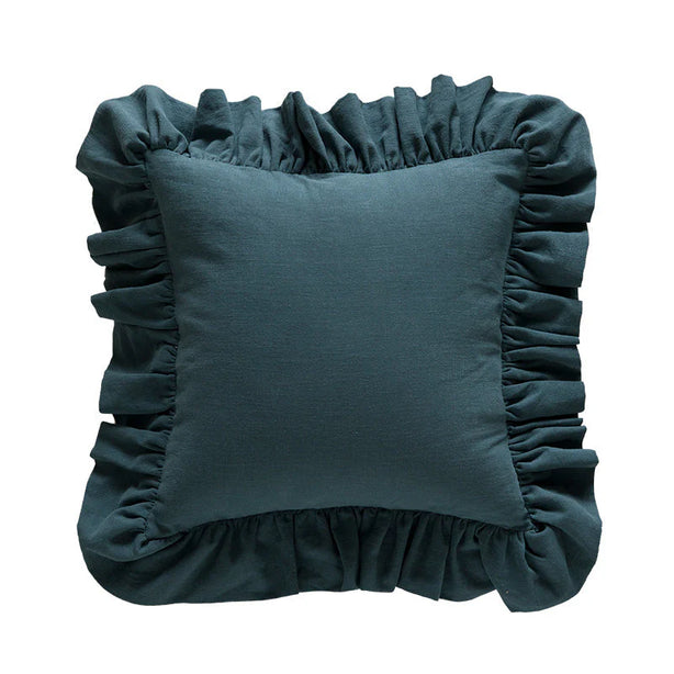 Ramie Ruffle Cushion