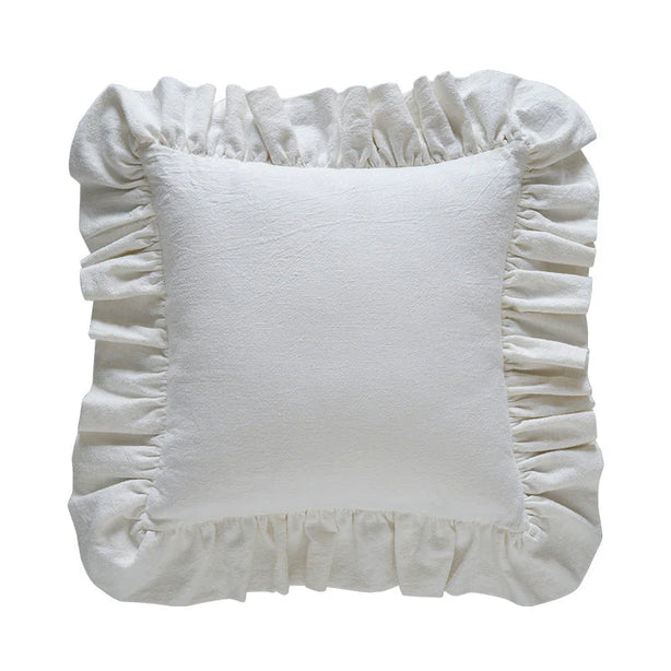 Ramie Ruffle Cushion
