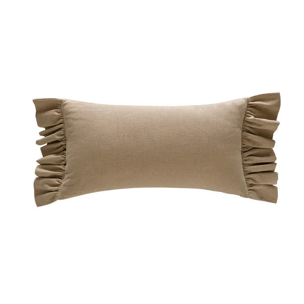 Ramie Ruffle Cushion