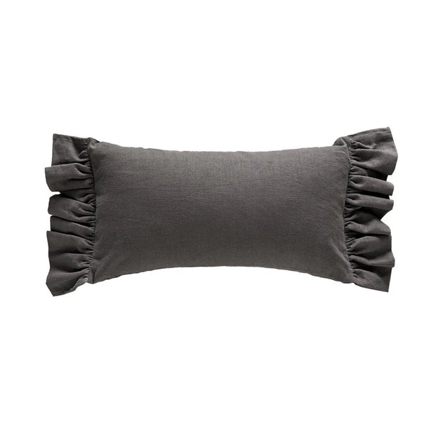 Ramie Ruffle Cushion