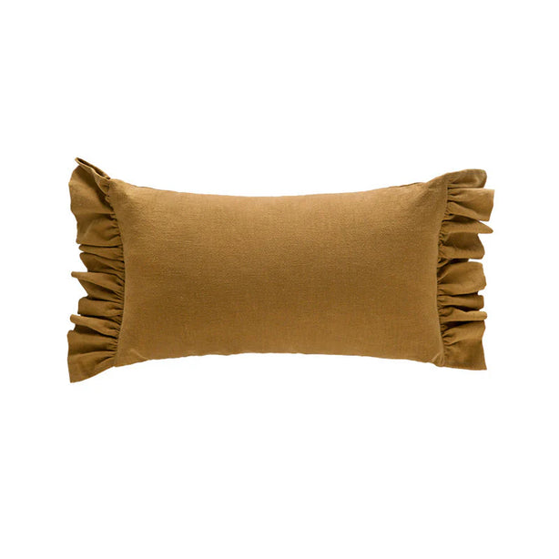 Ramie Ruffle Cushion
