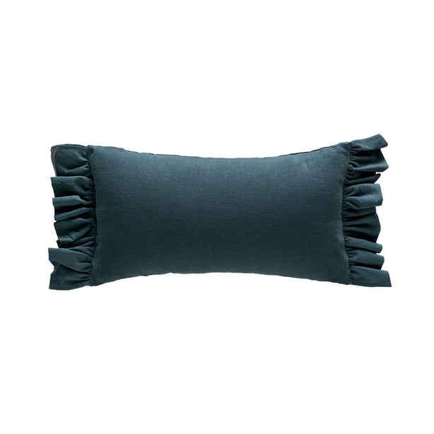 Ramie Ruffle Cushion