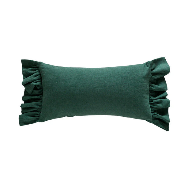 Ramie Ruffle Cushion