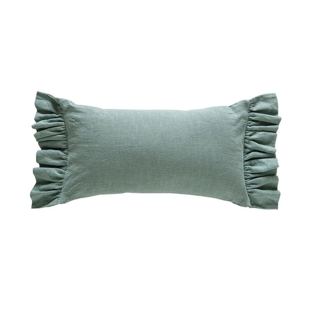 Ramie Ruffle Cushion
