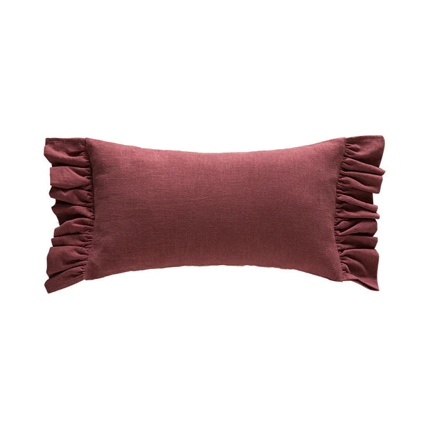 Ramie Ruffle Cushion