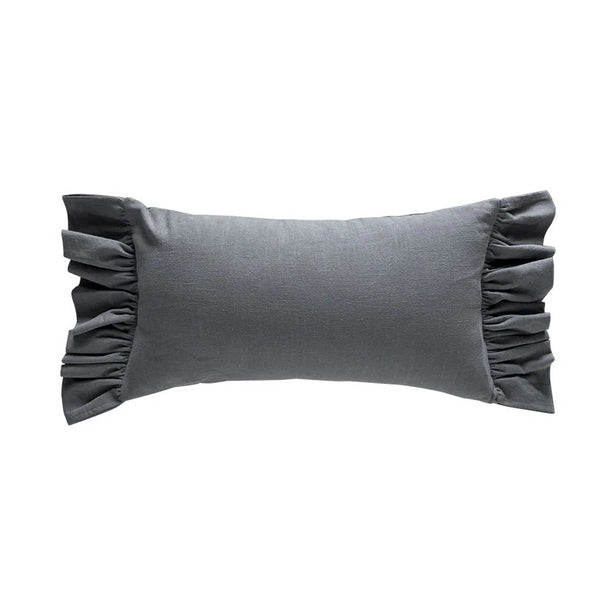 Ramie Ruffle Cushion
