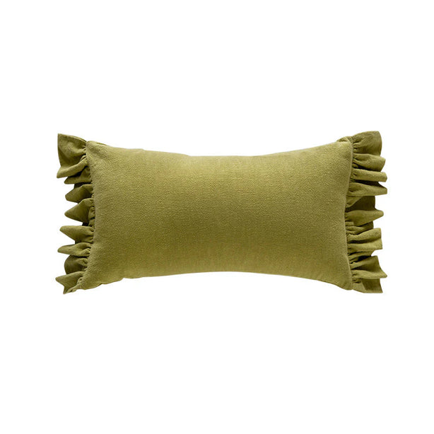 Ramie Ruffle Cushion