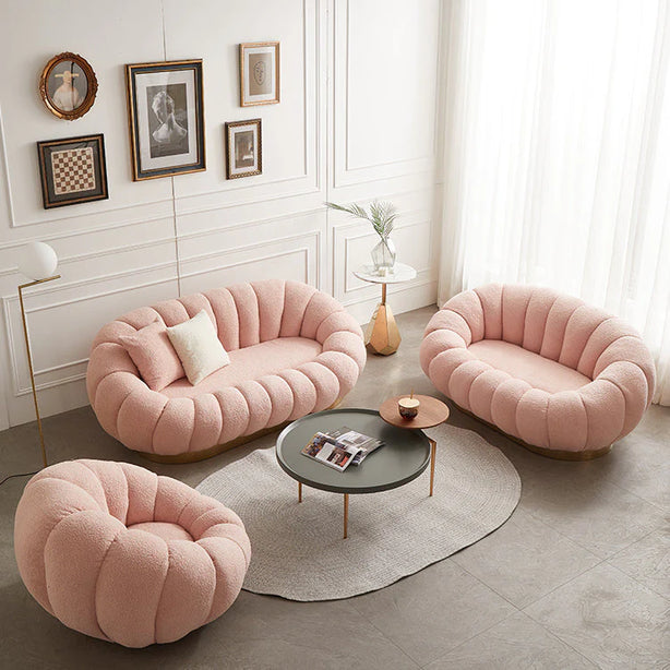 Swivel Bouclé Armchair/Sofa