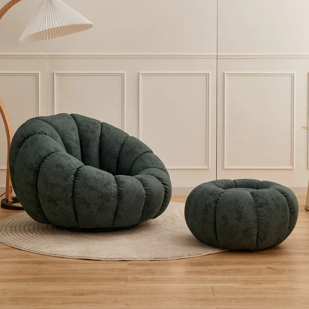 Swivel Bouclé Armchair/Sofa