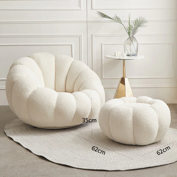 Swivel Bouclé Armchair/Sofa