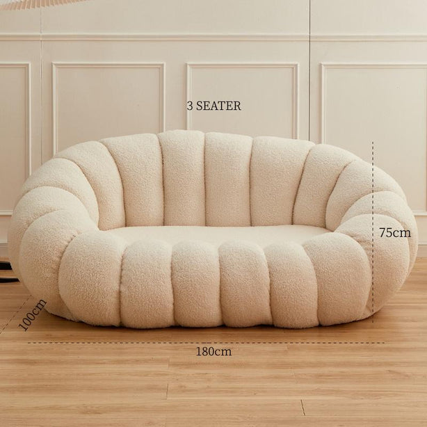 Swivel Bouclé Armchair/Sofa