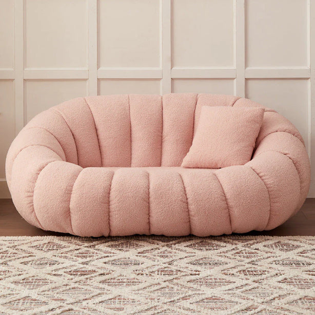 Swivel Bouclé Armchair/Sofa