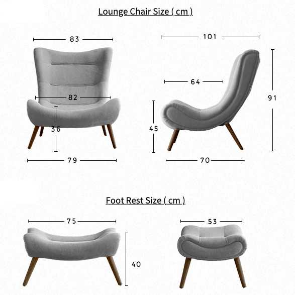 Italian Oakwood Lounge Chair