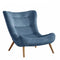 Italian Oakwood Lounge Chair