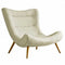 Italian Oakwood Lounge Chair
