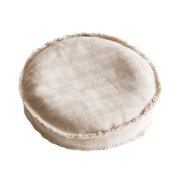 Minimal Tassel Pouffe