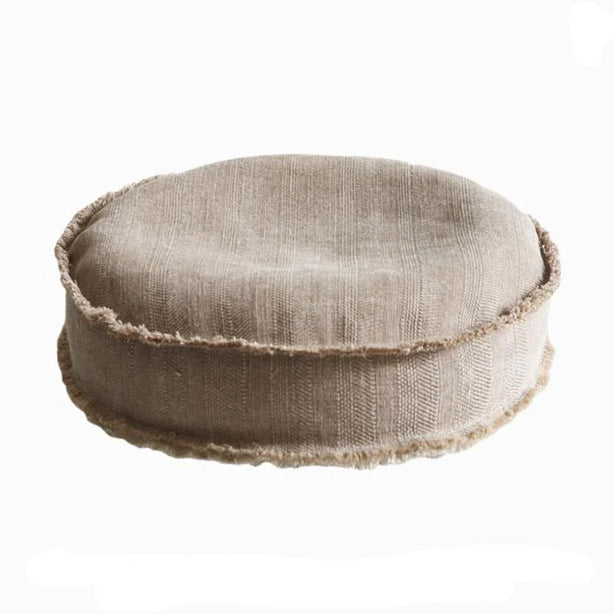 Minimal Tassel Pouffe