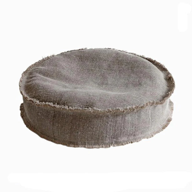 Minimal Tassel Pouffe
