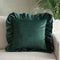 Velvet Ruffle Cushion
