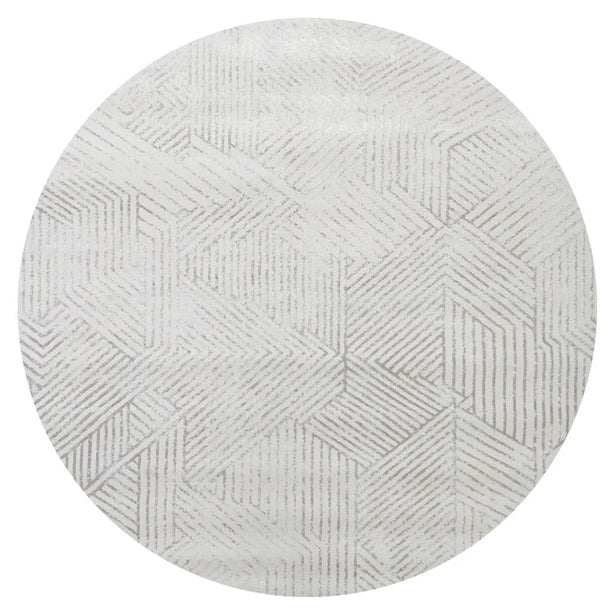 Minimal Round Rug
