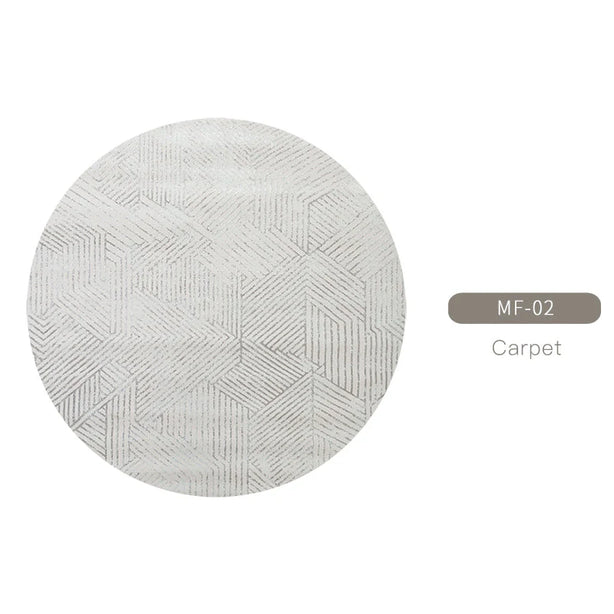 Minimal Round Rug