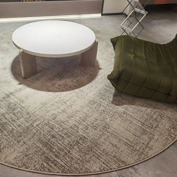 Minimal Round Rug