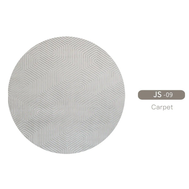 Minimal Round Rug