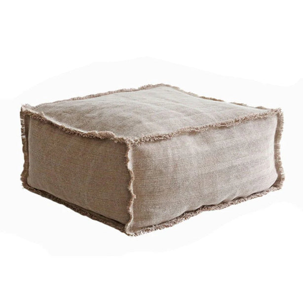 Minimal Tassel Pouf