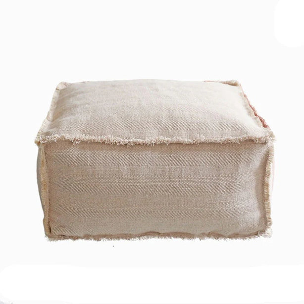 Minimal Tassel Pouf