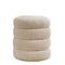 Bouclé Ottoman