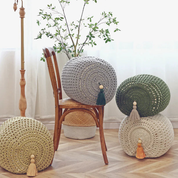 Knitted Tassel Futon