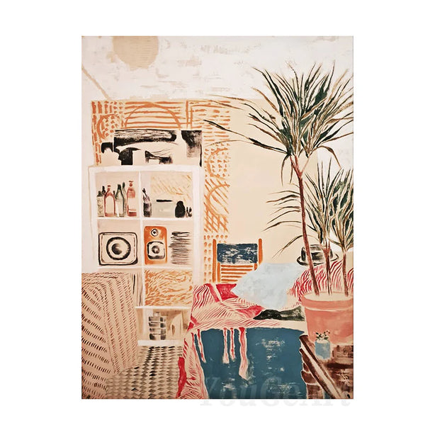 Sketch Of My Home - Oil Painting