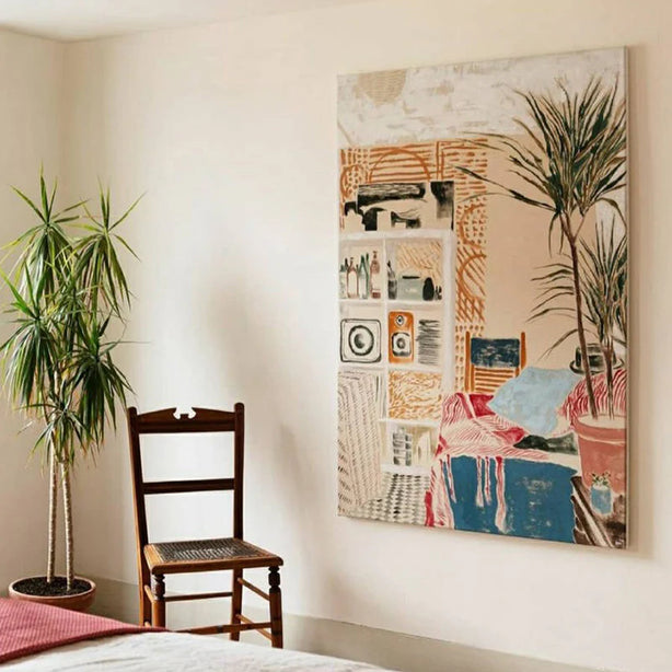 Sketch Of My Home - Oil Painting